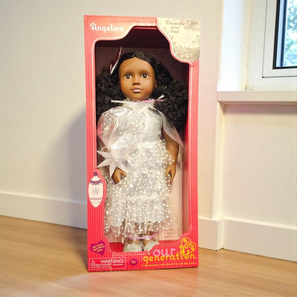 Our Generation Angelica Limited-Edition Holiday Collectible 18" Doll